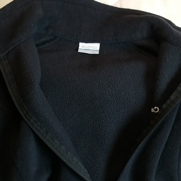 Columbia Womens Black Fleece Zip Front Jacket - Picture 5 of 8